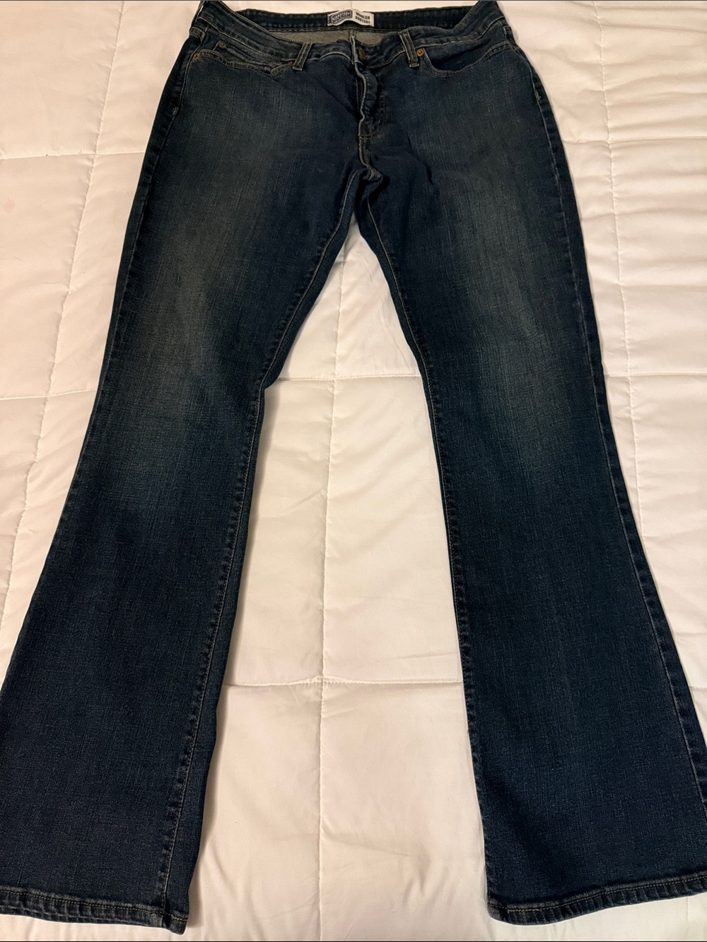Signature by Levi Strauss Dark Blue Boot Cut Jeans